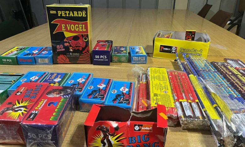 Arrestohen tre persona nga Gostivari, konfiskohet një sasi e mjeteve piroteknike